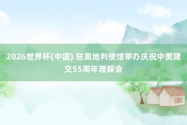 2026世界杯(中国) 驻奥地利使馆举办庆祝中奥建交55周年理睬会